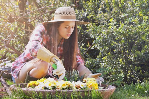 Seasonal garden maintenance in a Tottenham landscape
